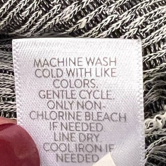 J. Jill Pure Jill Women’s Dress Size Medium Black and White Linen Blend Summer - Picture 12 of 14